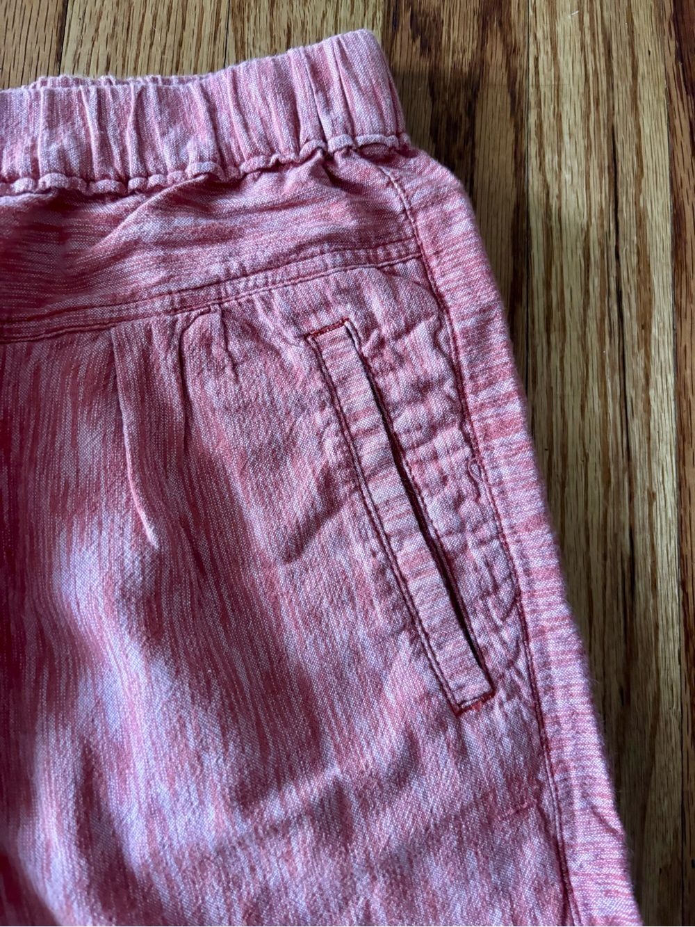 Anthropologie Dusty Rose Pull-On Track Pants - Picture 4 of 10